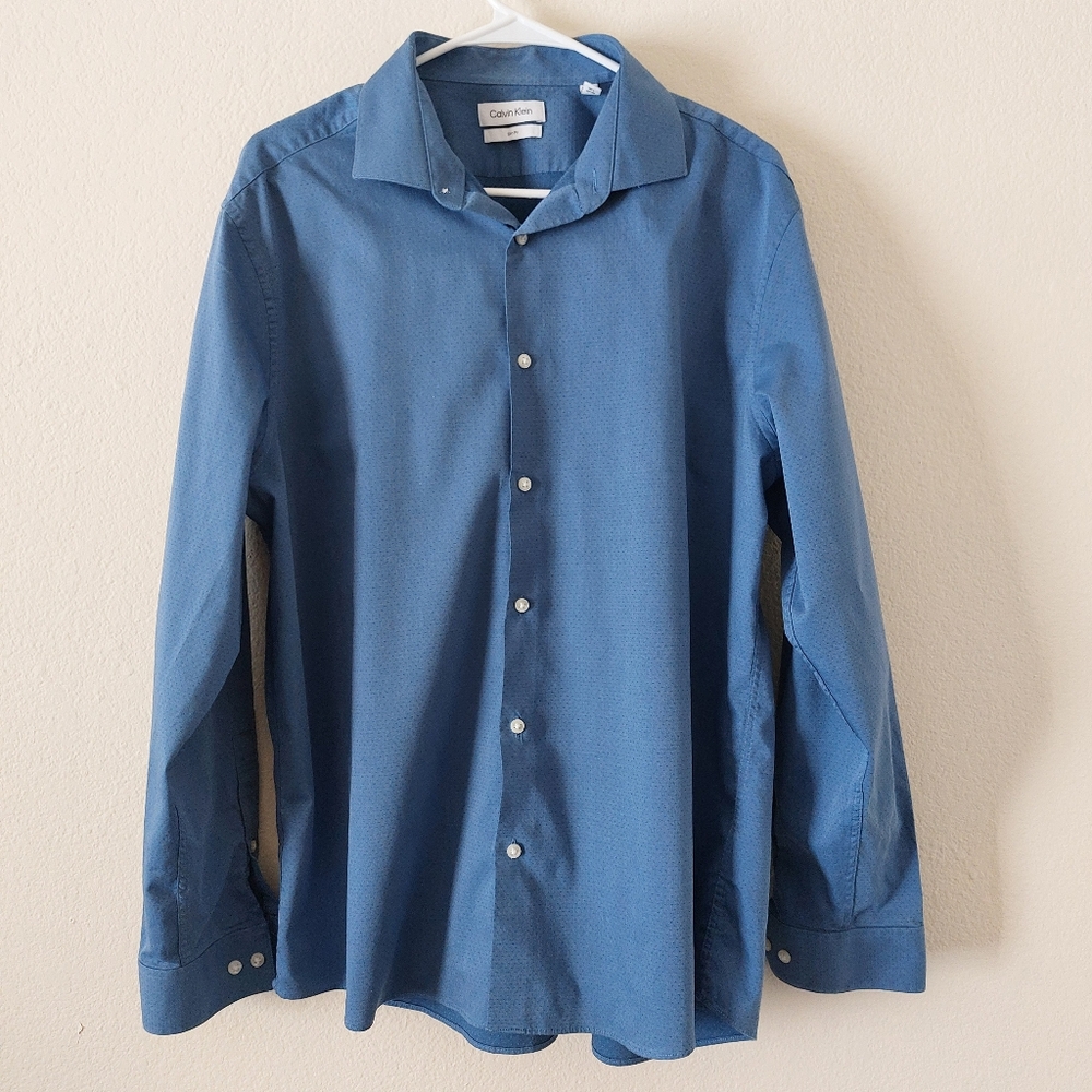 Calvin Klein Button Up Shirt - Slim Fit - Size XL
